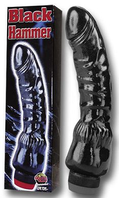 22 x 3-4 cm Vibrator Black Hammer