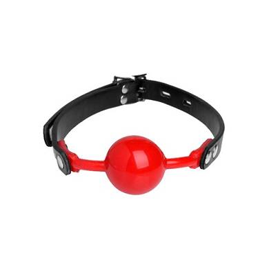 Produkt: Der Schweigeknebel mit einem komfortablen Silikon-Ball