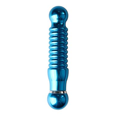 Medium Vibrator aus Aluminium in Blau