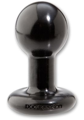 10 x 4,5 cm Doc Johnson Round Butt Plug small black