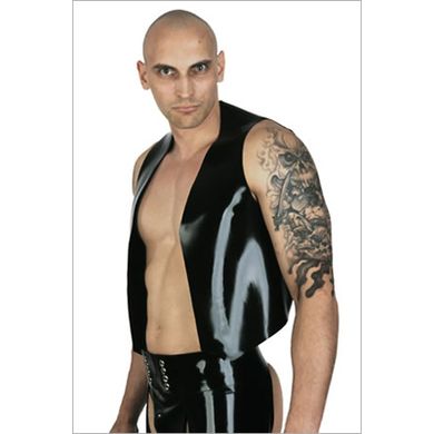 Latex Weste mit 2 Innentaschen