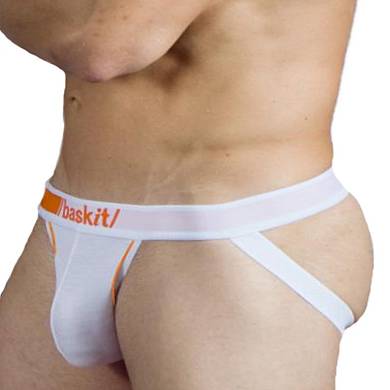 baskit Luxe Jock Underwear White
