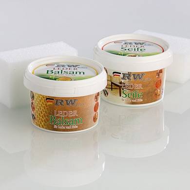 Leder Pflege Set Lederseife + Lederbalsam Lederpflege Lederreinigung und Balsam