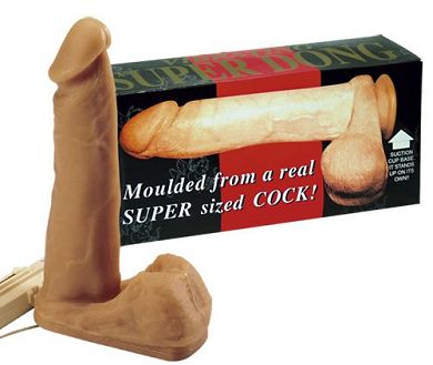 Vibrator Rambo - mit Saugnapf - 21 cm lang