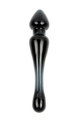 Greenpinecone Deluxe Lange doppel Glasdildo Klar Kristall Glasdildo-Penis-Stock-Massagesta