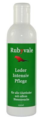 Lederpflege für Glattleder Kunstleder Autositze Motorrad Sättel Rubyvale 250ml