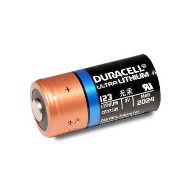 Duracell DL123A Batterie - 3V 1550mAh Lithium CR123A EL123A DL123 lose verpackt