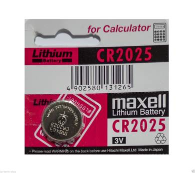 1 x CR2025 Knopfzellen Lithium Batterien battery Knpfzellen Maxell 3 Volt