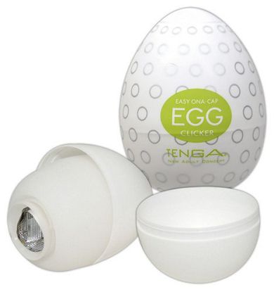 Tenga Egg Clicker Single Masturbator mit Reiznoppen