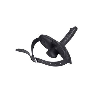 Ball Gag Maske mit Dildo