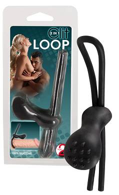 Verstellbare Penisschlaufe Clit Loop 2 in 1