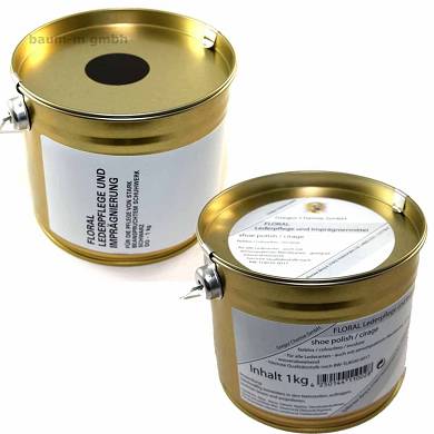 1kg Original Bundeswehr Schuhcreme Blecheimer Dose Lederpflege BW 1kg/11,90 EUR