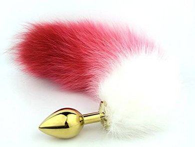 7.5*2.8cm Butt Plug Stahl Fuchs Schwanz Hintern Stecker Sex Spielzeug Spielzeug Erwachsene