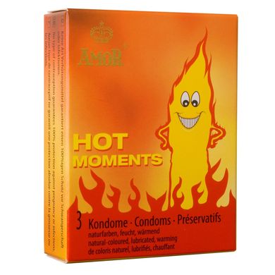 Amor Hot Moments das heisse Kondom im 3-er Pack
