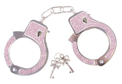 Razzle Dazzle Diamond Love Cuffs pink