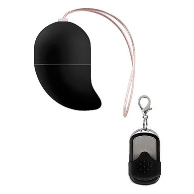 Shots Toys 10 Speed Remote Vibrating G-Spot Egg Small - Black