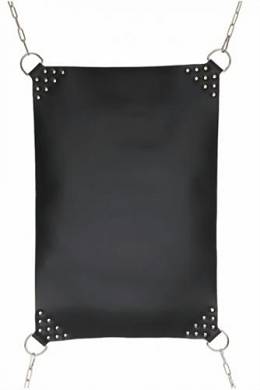 SM Möbel / Bondage - Leder Sling Matte mit extra starken Ecken und D - Ringen