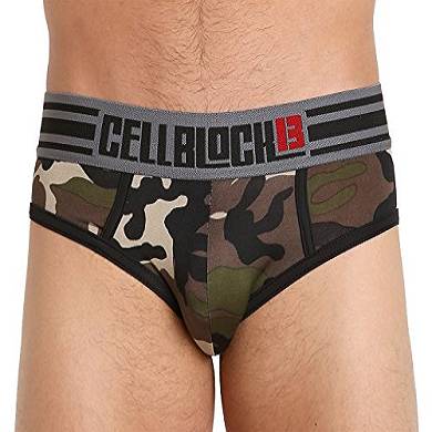 Timoteo Camouflage/Schwarz CellBlock Commando Slingback Jock
