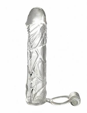 Fantasy X-Tensions - Vibrating Super Cock Sleeve Penis Extension - Penishülle - ca. 1