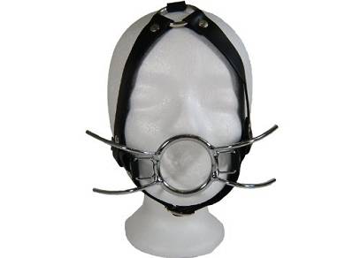 Spidergag. Bondage Harness O-Ring Knebel (Ringknebel Öffnungsring)