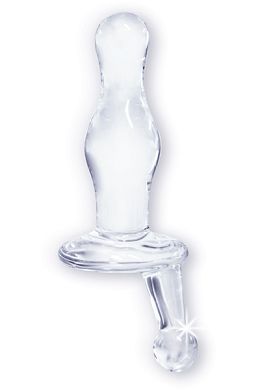 19 x 2,5 ? 3,8 cm Buttman Viewable Glass Butt Plug Curves