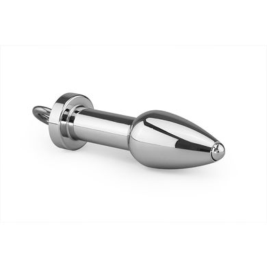  Buttplug Analplug XXL silberfarben, lang und schmal - BDSM Bondage SM