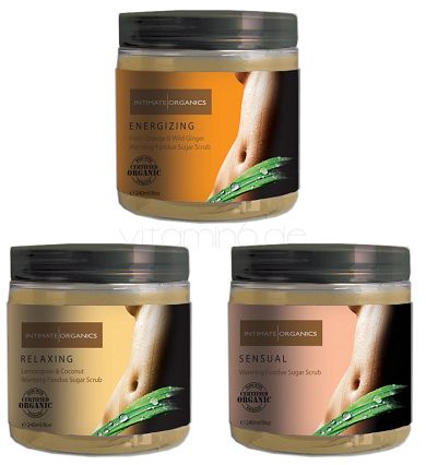 Intimate Organics Warming Fondue Sugar Scrub 240ml