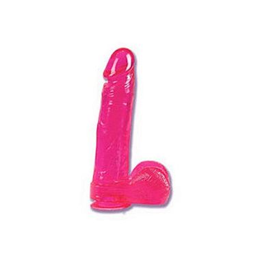 Penis mit Saugnapf - Rosa 6"