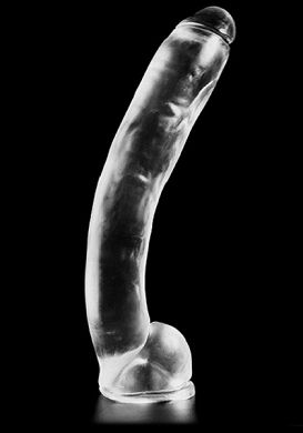 39 x 5,6 cm ASS ANGELES Dildo Downey clear