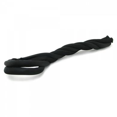 Flexibles Bondage Seil - in Schwarz