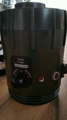 Belftungsgert der Bundeswehr fr ABC-Filter, ABC Gasmaske, Lfter