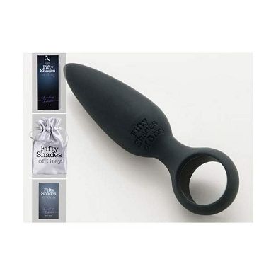 Shades-of-Grey Buttplug, 11 x 1-2,5 cm
