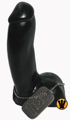 15 x 4,5 cm Domestic Partner SILENT SNIPER black Dildo