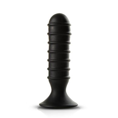 Ass Jacker - Silikon Buttplug - schwarz - 13cm