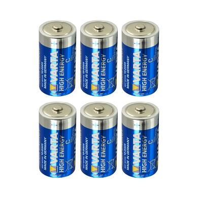 6 x Varta High Energy LR14 LR 14 Baby Zelle C 1,5V MN1400 Alkaline 6 Stück
