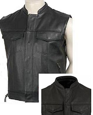 Weste Leder Sons Off Anarchy mit Schnürung Größe XL