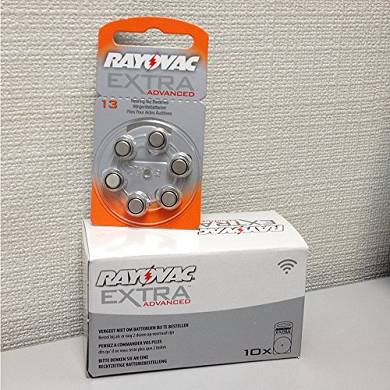 Rayovac Extra Typ 13 Hörgerätebatterien Zinc Air P13 PR48 ZL2. 60 Stück