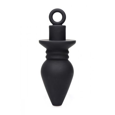 Plunged hohler Analplug mit Einsatz