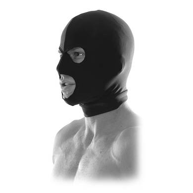 Fetish Fantasy Series Spandex Hood Haube Mit Drei Löchern