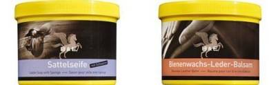 Spar-Set Lederpflege von B&E. 500ml Sattelseife & 500m Bienenwachs Lederpflege Bal