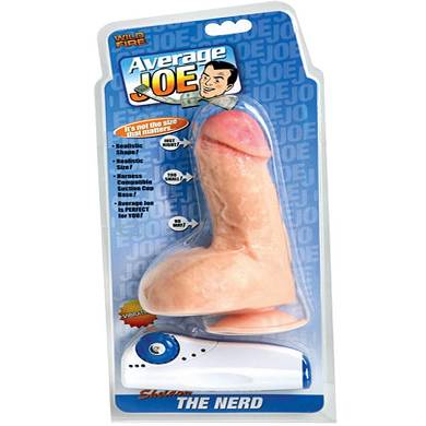 Average Joe Dildo Sheldon, The Nerd - vibrating/vibrierend