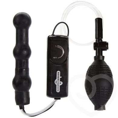 Vibrierende Analkette zum Aufpumpen