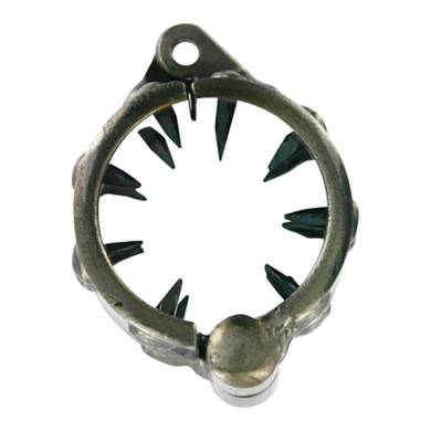 Kalis-Ring mit doppelter Reihe Spikes
