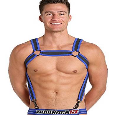 Timoteo klein blau CellBlock 13 Samurai Neopren Geschirr