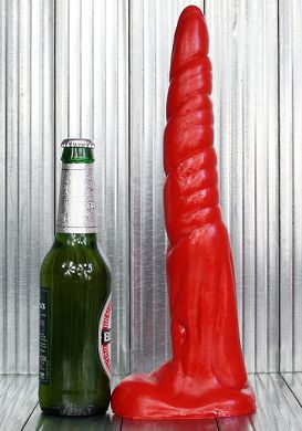 34 x 5,5 cm Dildo Startraveller red