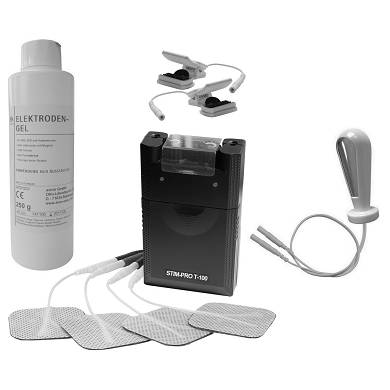 REIZSTROM - SET aus TENS Gerät, Vaginalsonde, Estim Klammern, Kontaktgel 10017