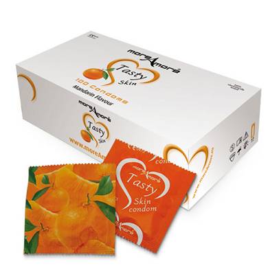 MoreAmore Tasty Skin Mandarine Kondome 100 Stck