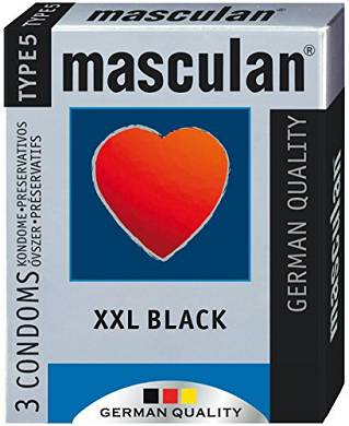 MASCULAN XXL Black 3 St. / Kondome