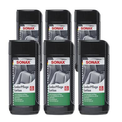 6x 500ml SONAX LEDERPFLEGELOTION LEDERPFLEGE PFLEGELOTION LEDER PFLEGE LOTION