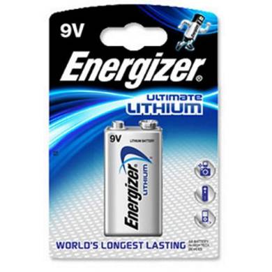 3 x Energizer 9V Block Lithiumbatterie Blockbatterie 4LR61 ideal für Rauchmelder